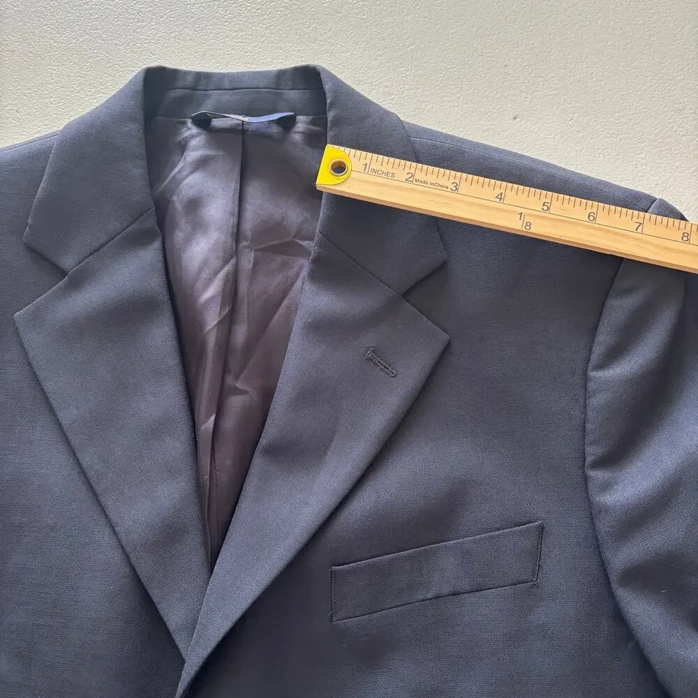 Brooks Brothers 346 Men's Size 40R Blue Lined Stretch‎ Tuxedo Suit Blazer Jacket